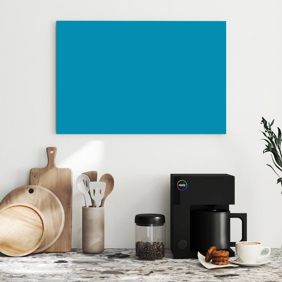 Maße Metall Magnettafel - Petrolblau