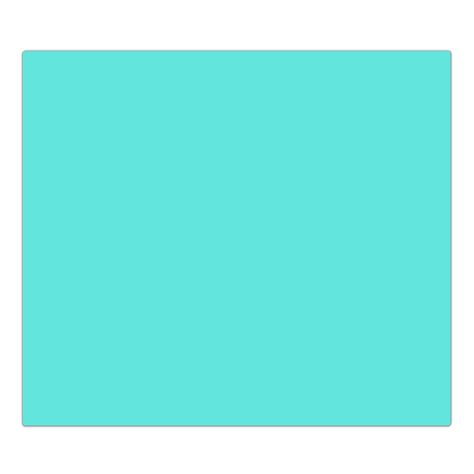 1-teilige Herdabdeckplatten für Ceranfeld mit Mintblauer Hintergrund-Motiv in der Frontansicht #grösse_1-Teilig (60x52cm)