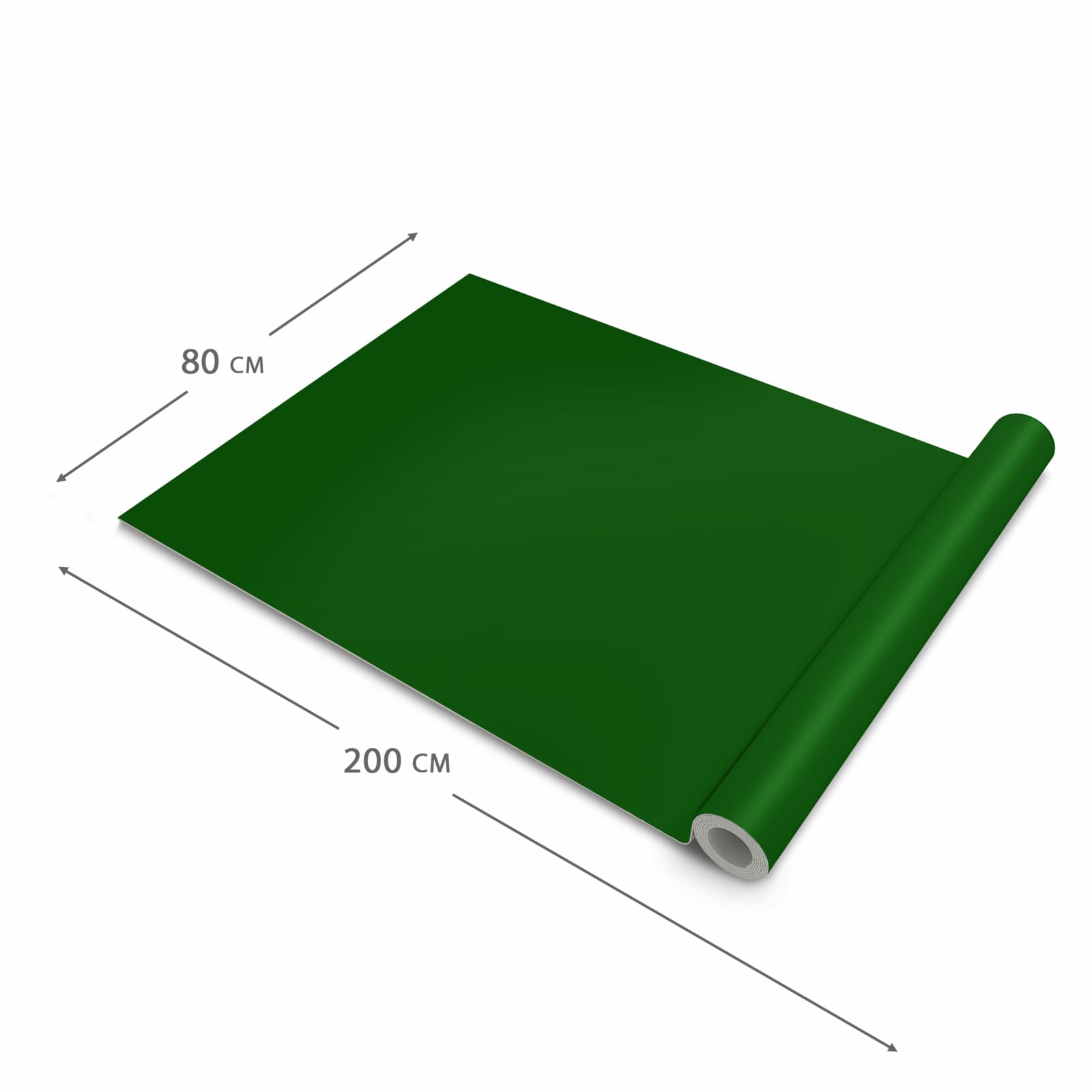 Küchenteppich mit Motiv Dunkelgrüner Hintergrund I in der Grösse 60x120 cm für sichere Aufbewahrung
