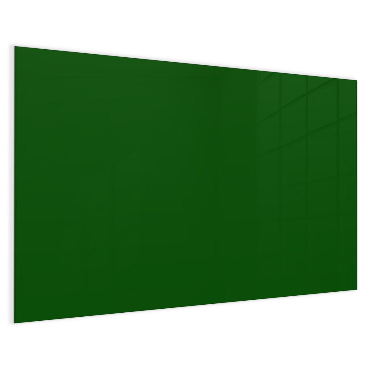 4 mm Glas statt lackiertem Blech – Magnettafel - Tannengrün