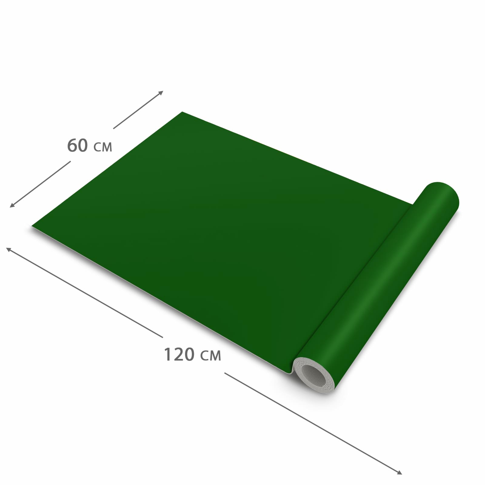 Rutschfester Küchenläufer mit Motiv Dunkelgrüner Hintergrund I in der Grösse 60x120 cm