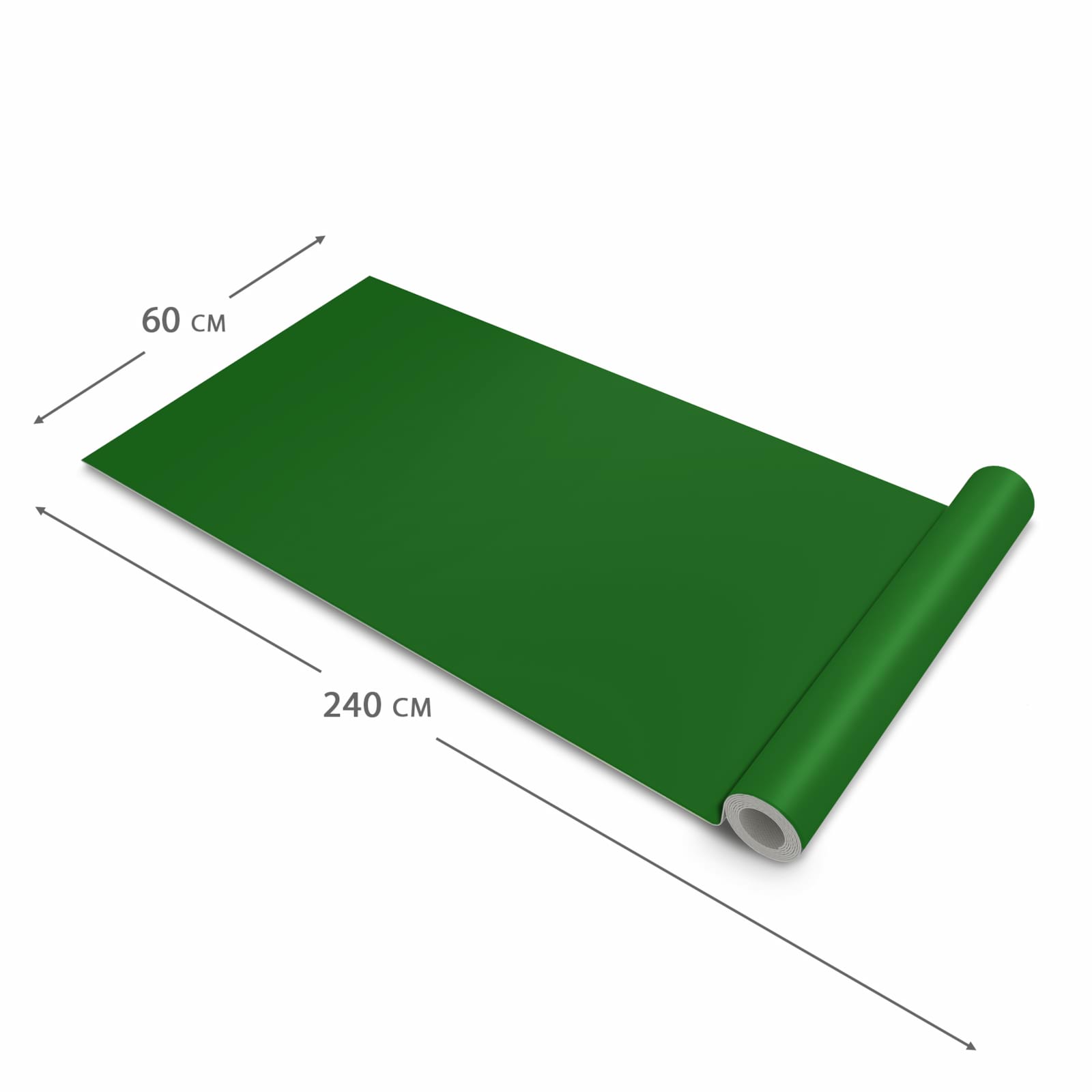 Flacher großer Küchenteppich mit Motiv Dunkelgrüner Hintergrund II in der Größe 60x120 cm