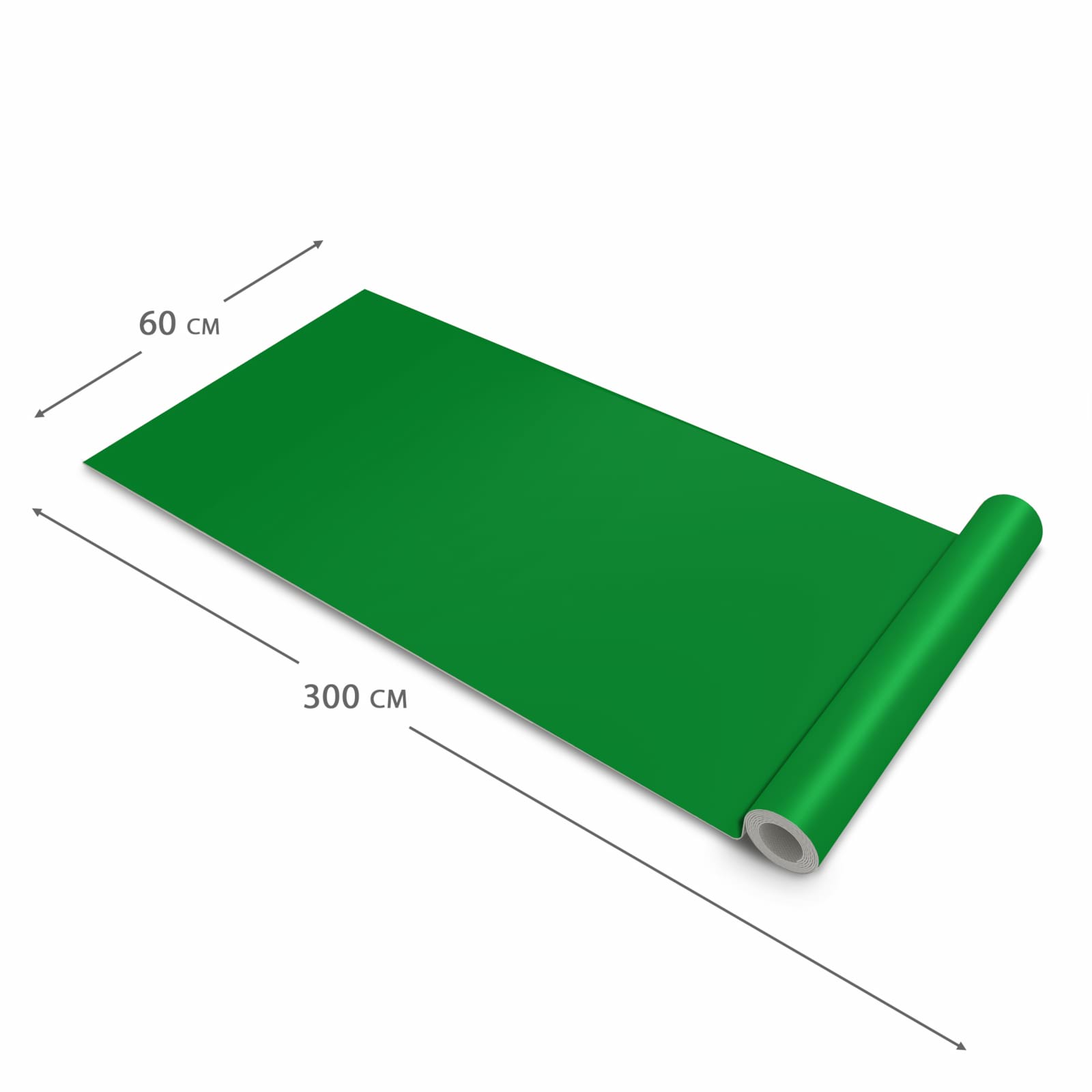 Küchenläufer mit Grüner Hintergrund II-Motiv Dimension - 60x300 cm, schützt Boden