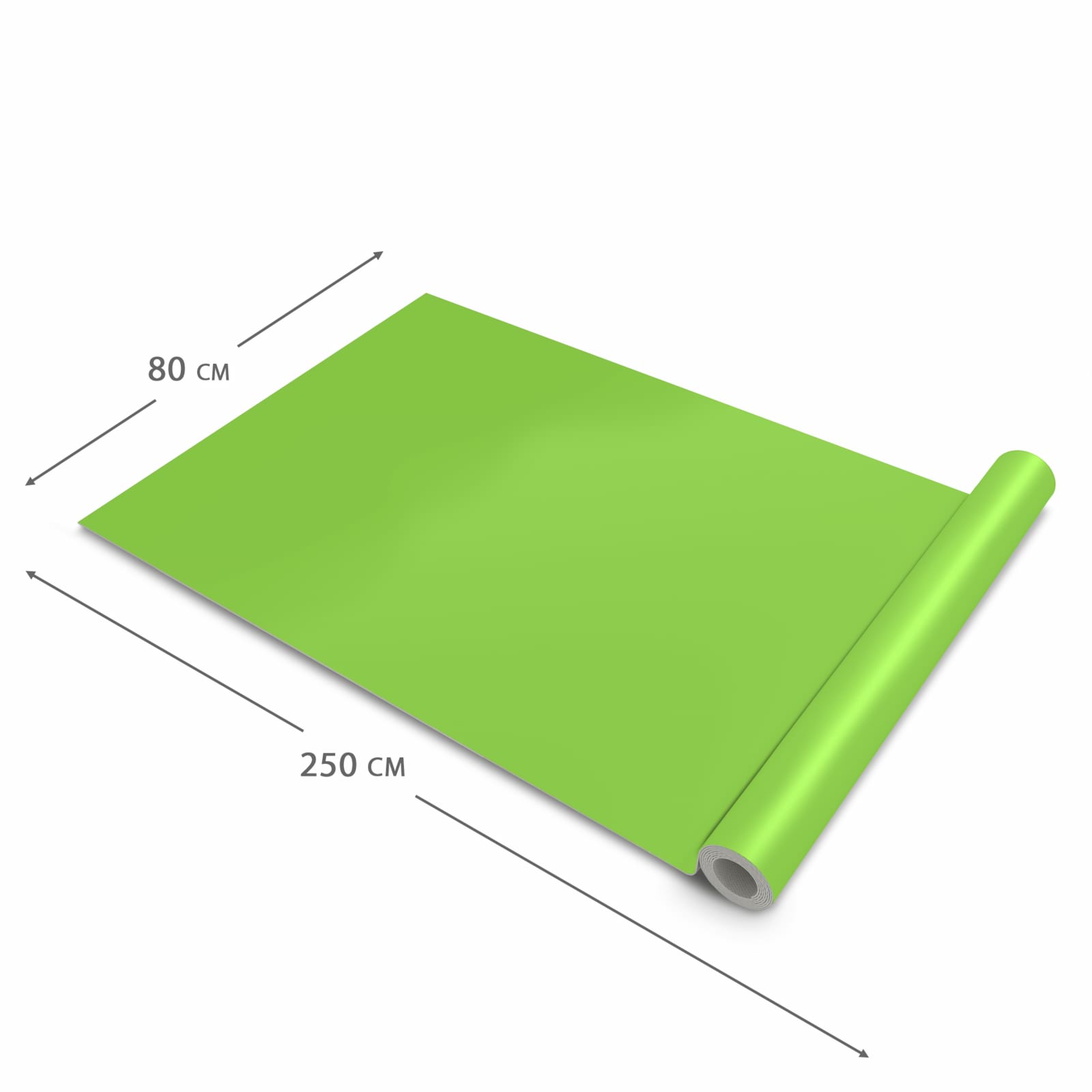 Strapazierfähiger Teppich Läufer für die Küche mit hellgrünem Hintergrund, Dimension 80x250 cm