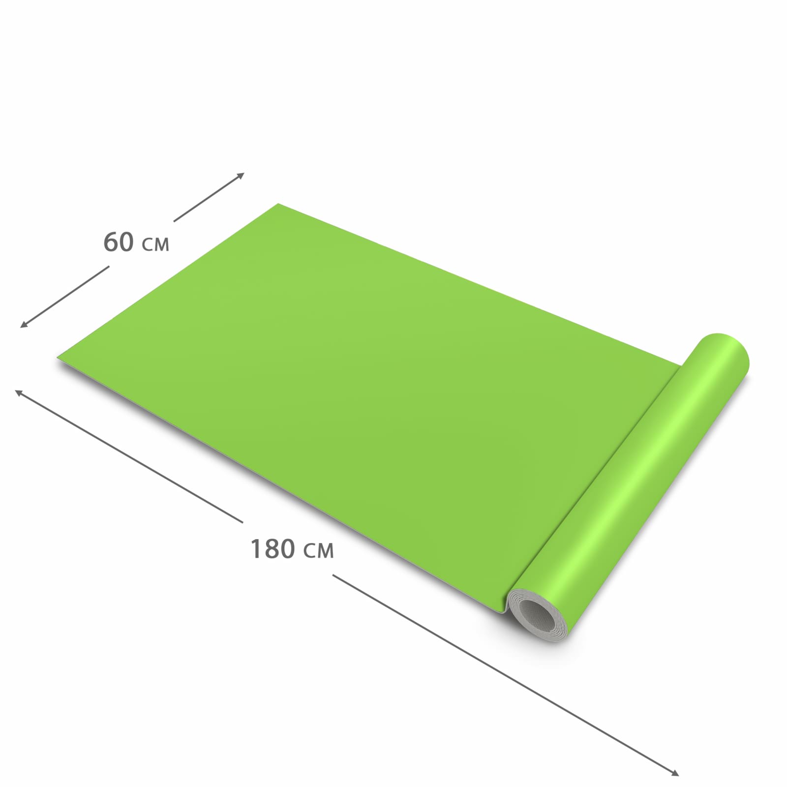 Küchenläufer mit hellgrünem Hintergrund, Dimension 60x180 cm, einfache Reinigung