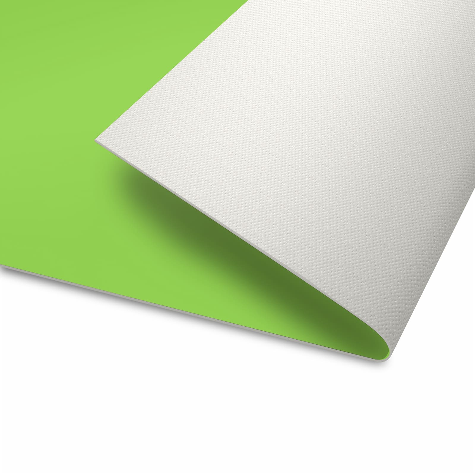 Geruchsneutraler Küchenläufer mit hellgrünem Hintergrund-Motiv Unterseite - Unterseite