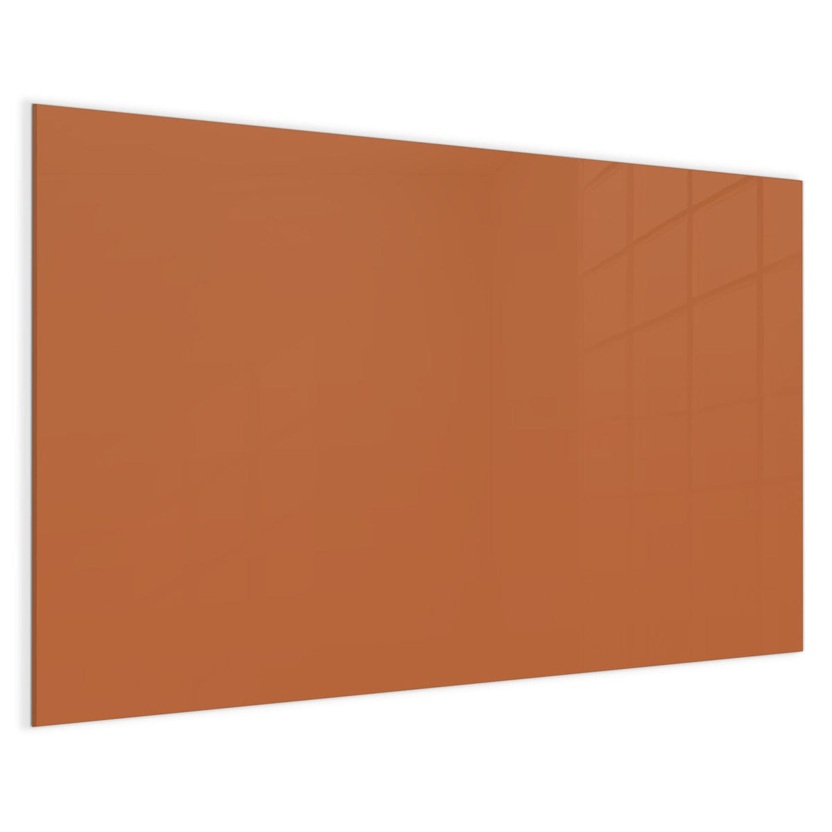 4 mm Glas statt lackiertem Blech – Magnettafel - Terrakotta