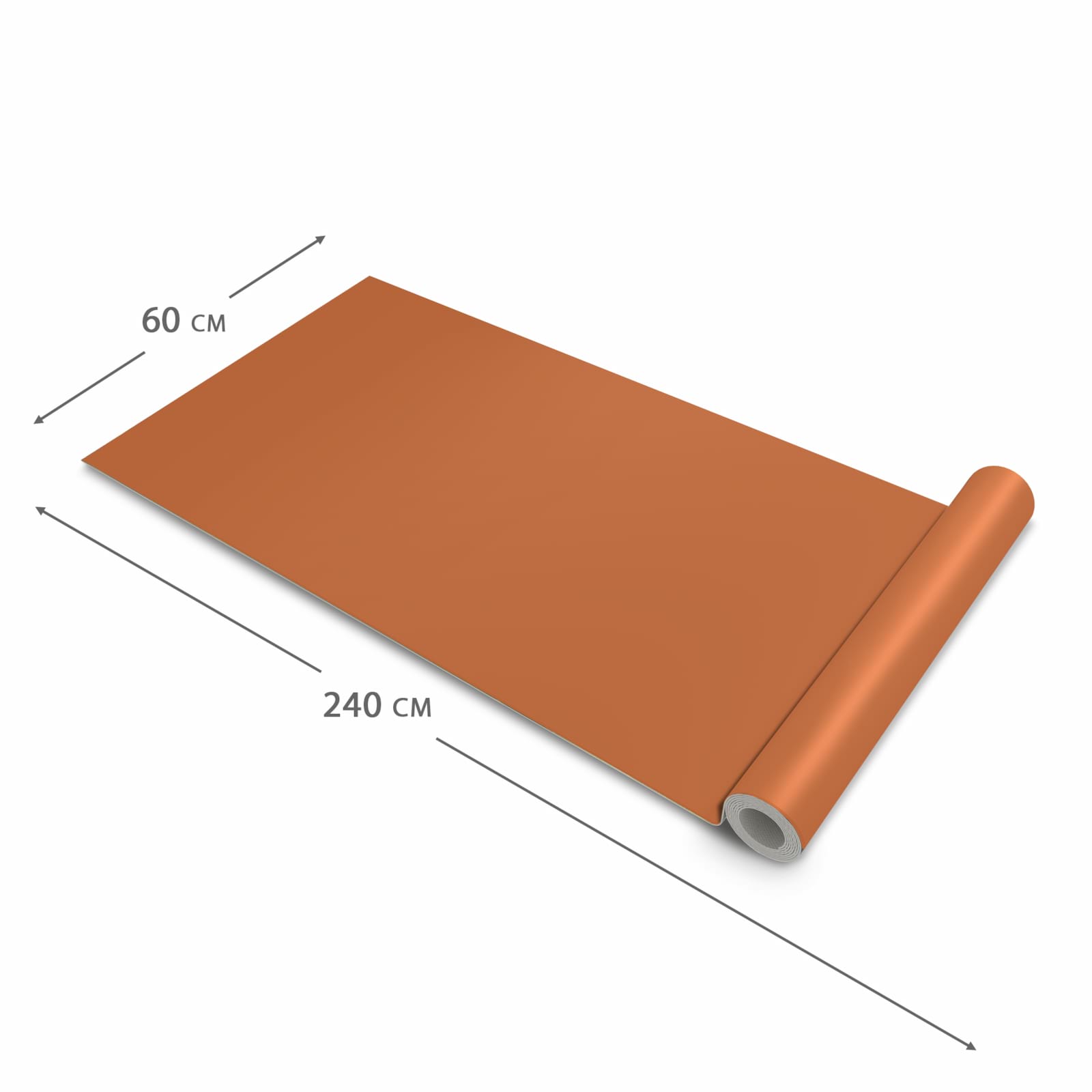 Waschbarer Küchenläufer für Eingangsbereich mit braunem Hintergrund, Dimension - 60x240 cm