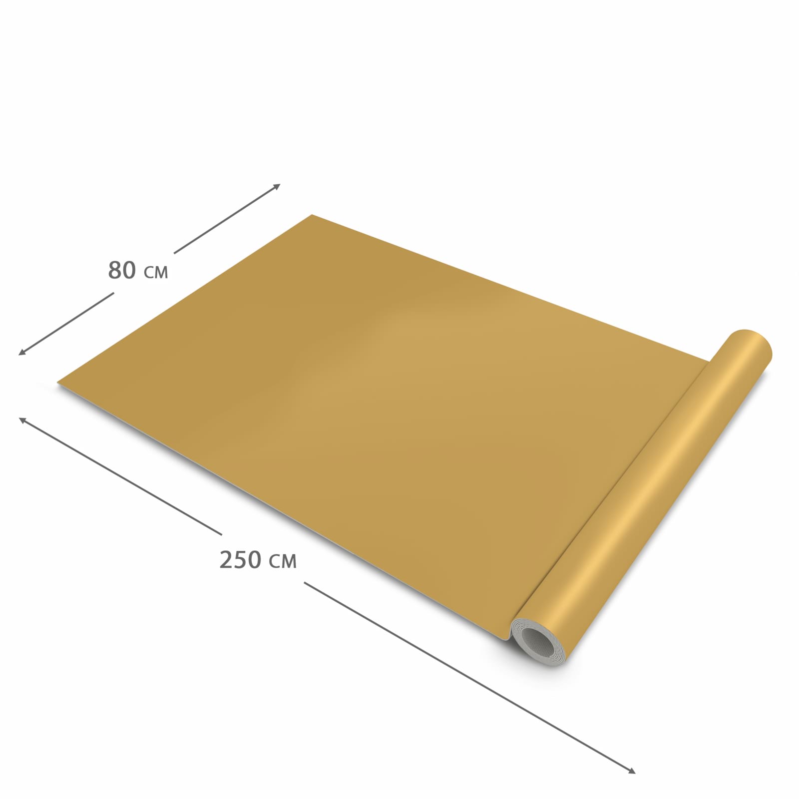 UV-beständiger Bodenläufer mit khakibraunem Hintergrund-Motiv, Dimension - 80x250 cm