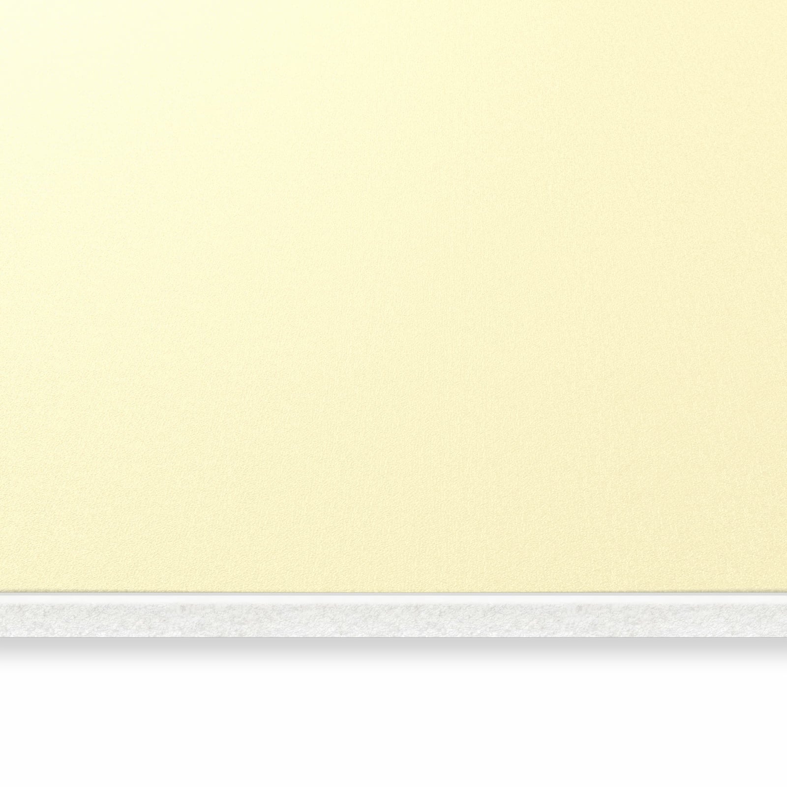 Dünner Küchenläufer mit beigem Hintergrund seitliche Ansicht, schützt den Boden