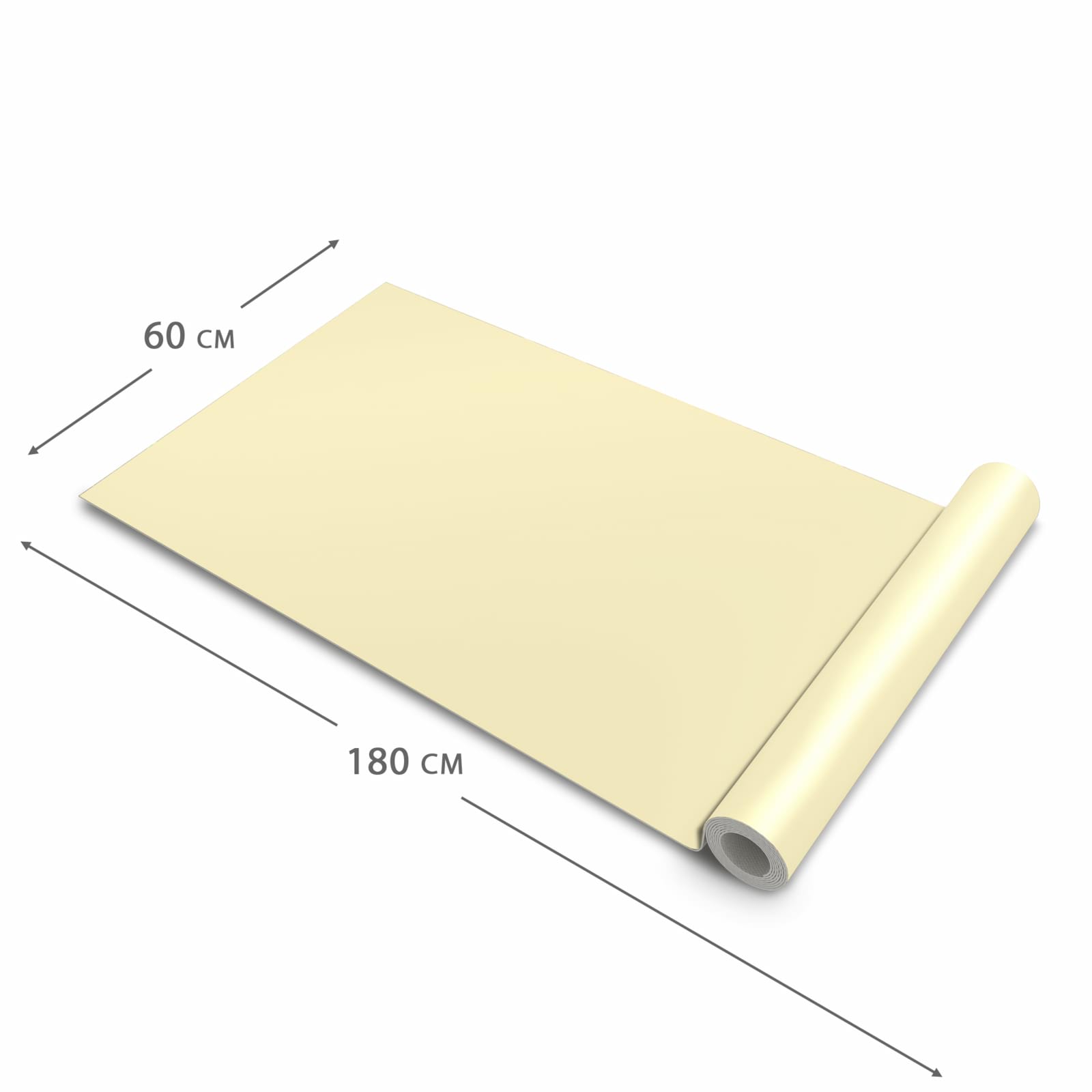 Grüner Küchenläufer mit beigem Hintergrund-Motiv, Dimension 60x180 cm, UV-beständig