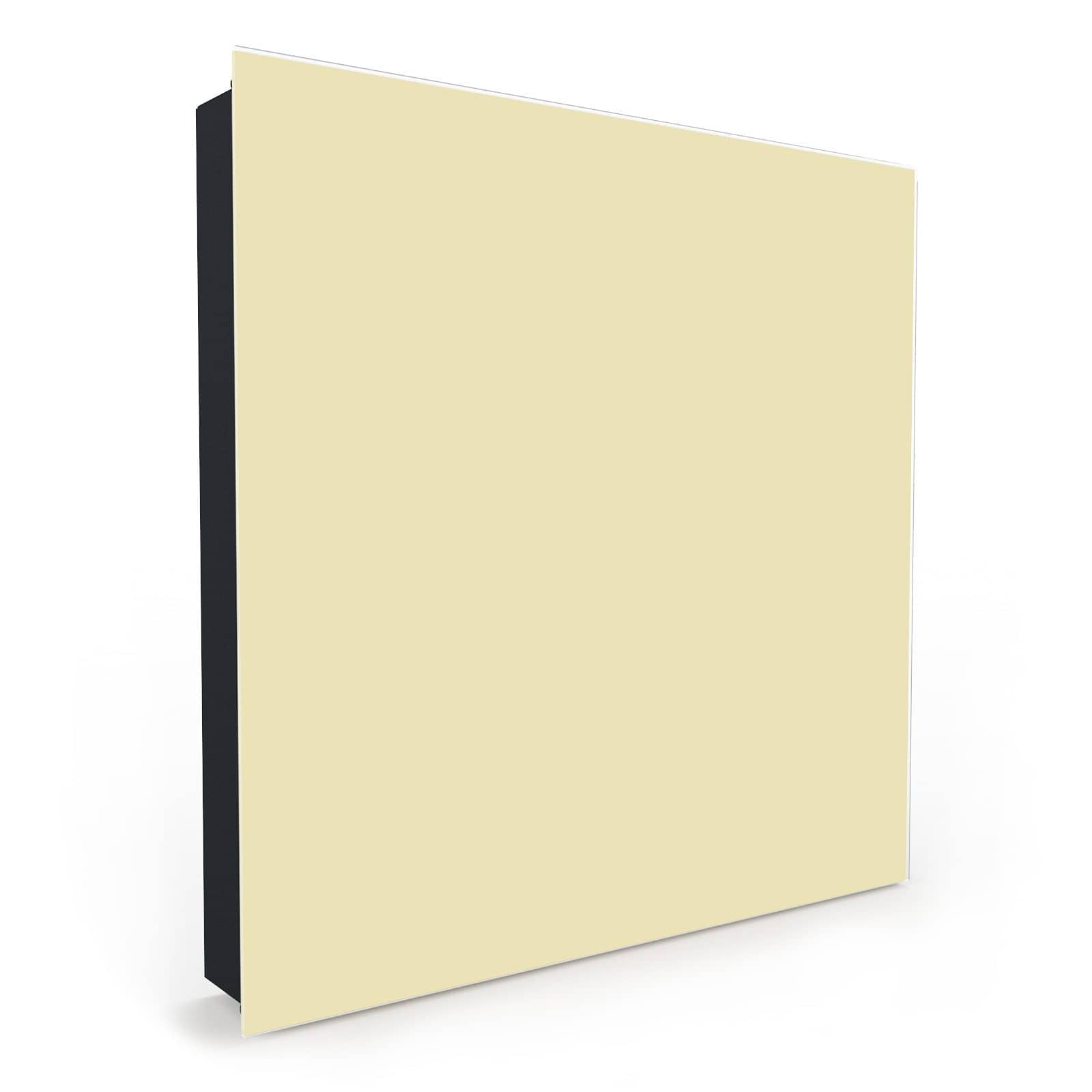 UV-beständiges Schlüsselboard Design mit Motiv Beiger Hintergrund in Seitenansicht mit Glasfront #türöffnung_Rechts