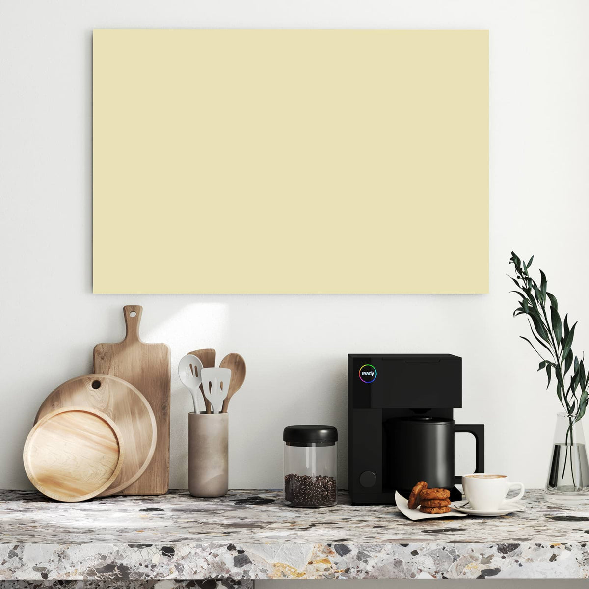 Metall Magnettafel - Sandbeige – Neutrales Beige als sanfte Fläche