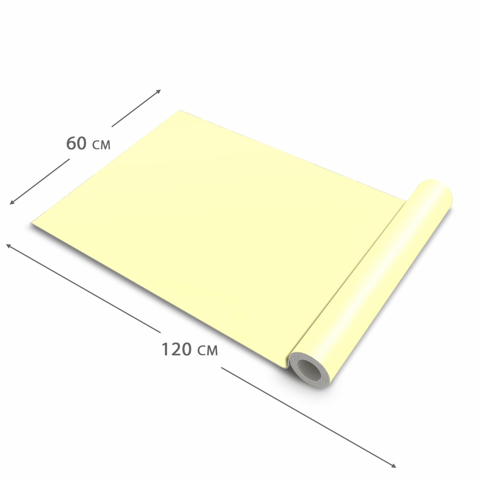 Wasserabweisender Küchenteppich mit cremefarbenem Hintergrund-Motiv, Dimension 60x120 cm