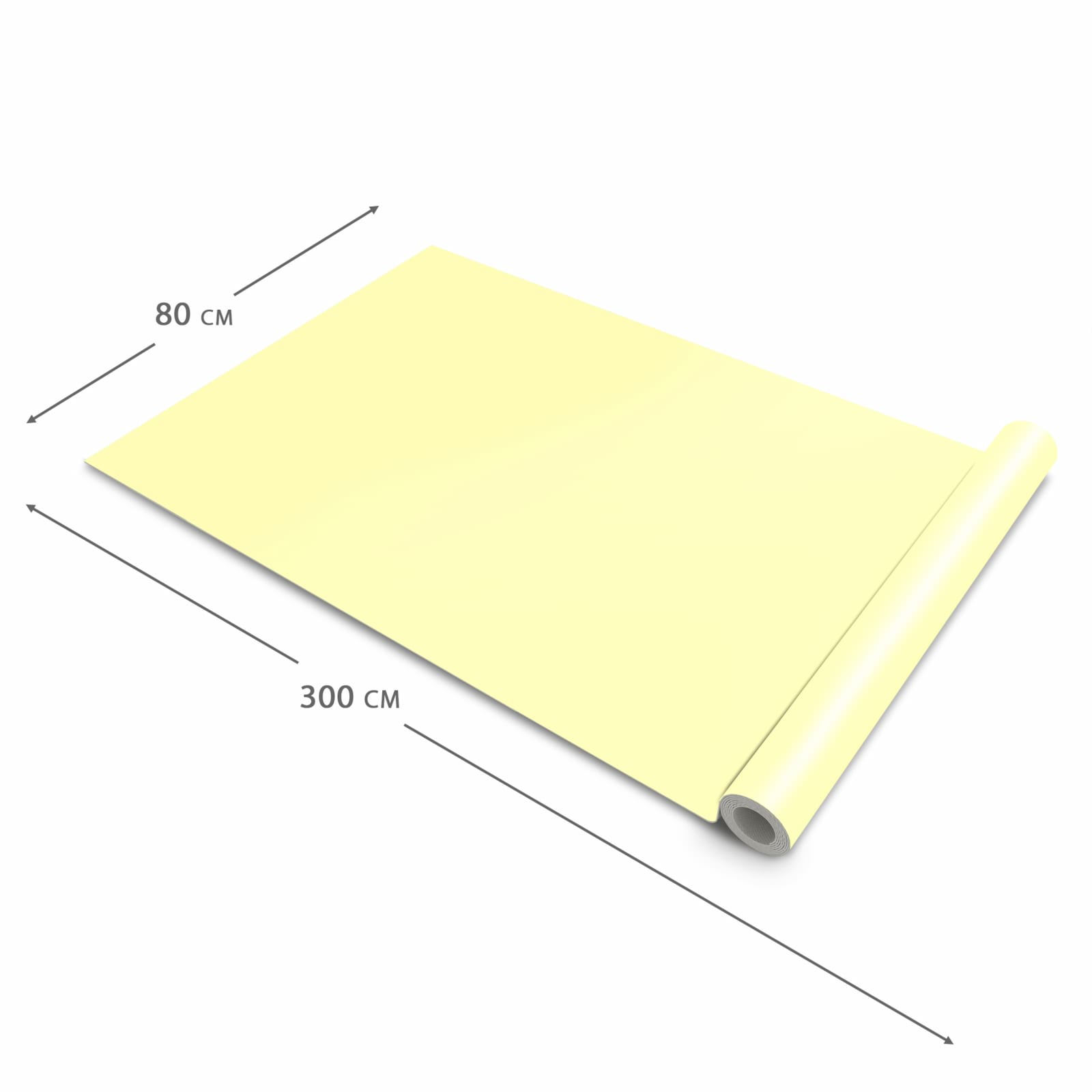 Langlebiger Küchenläufer mit cremefarbenem Hintergrund-Motiv, Dimension - 80x300 cm