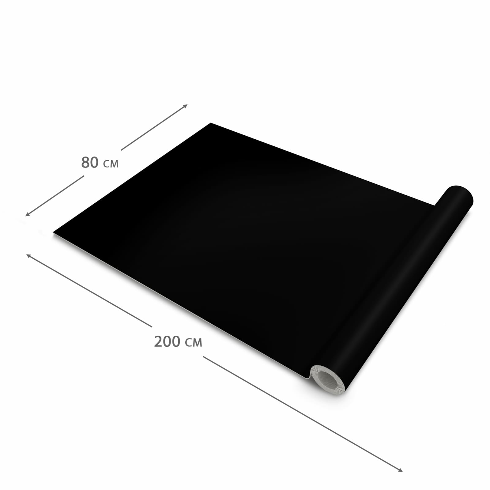 Waschbarer Küchenläufer mit schwarzem Hintergrund-Motiv, Dimension 80x200 cm, feuchtigkeitsresistent