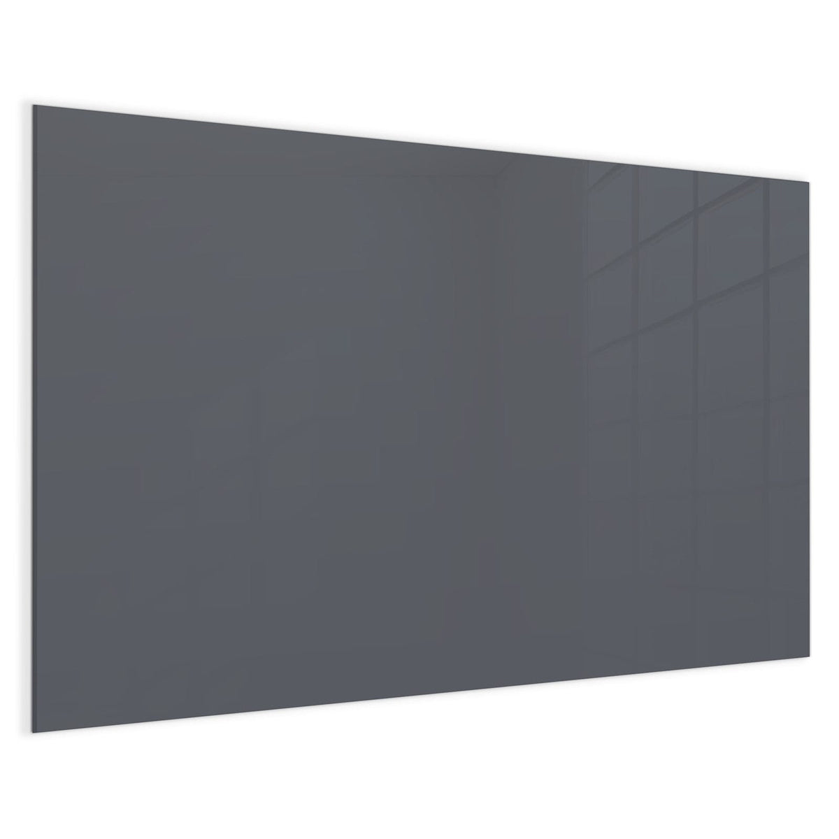 4 mm Glas statt lackiertem Blech – Magnettafel - Dunkelgrauer Hintergrund