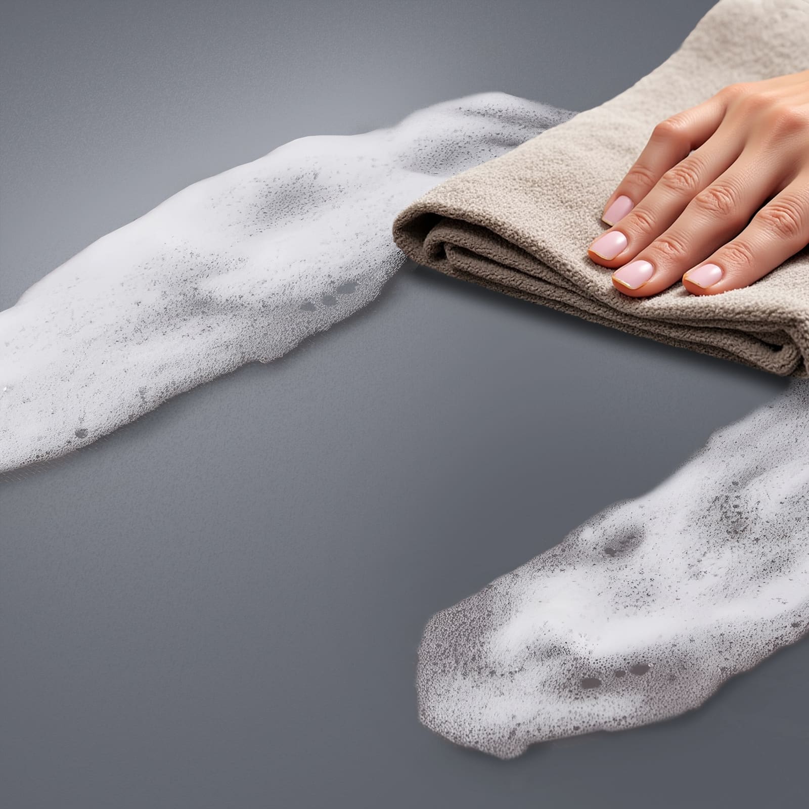 Waschbarer Küchenläufer mit dunkelgrauem Hintergrund-Motiv, einfache Reinigung, mehr Komfort