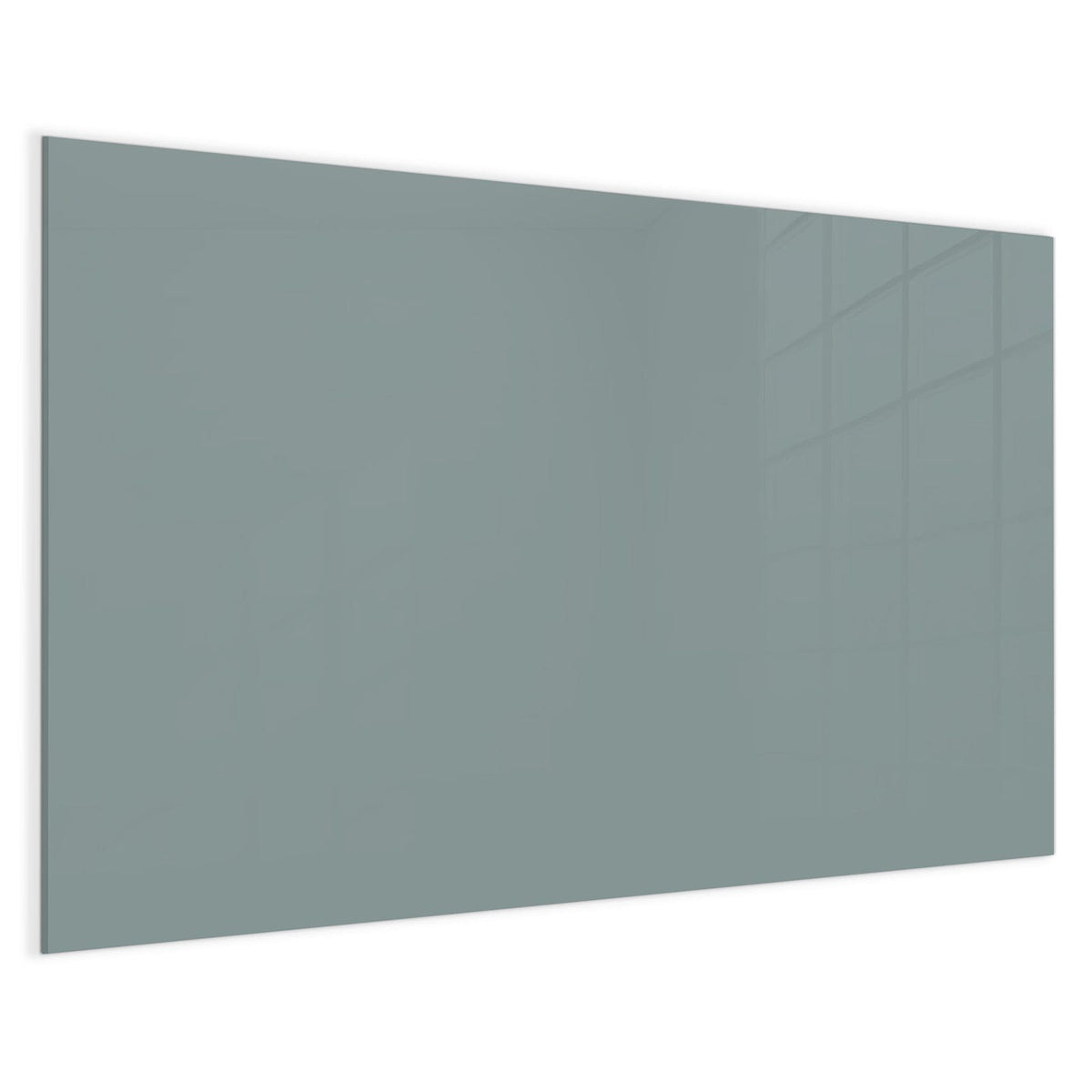 4 mm Glas statt lackiertem Blech – Magnettafel - Steingrau