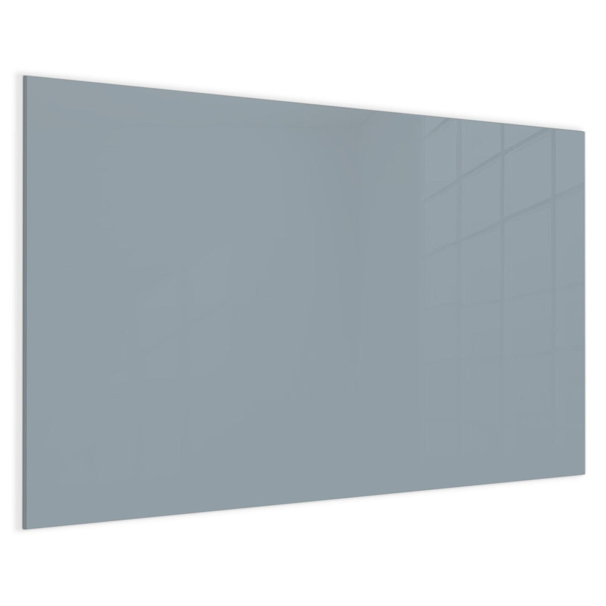 4 mm Glas statt lackiertem Blech – Magnettafel - Schiefergrau