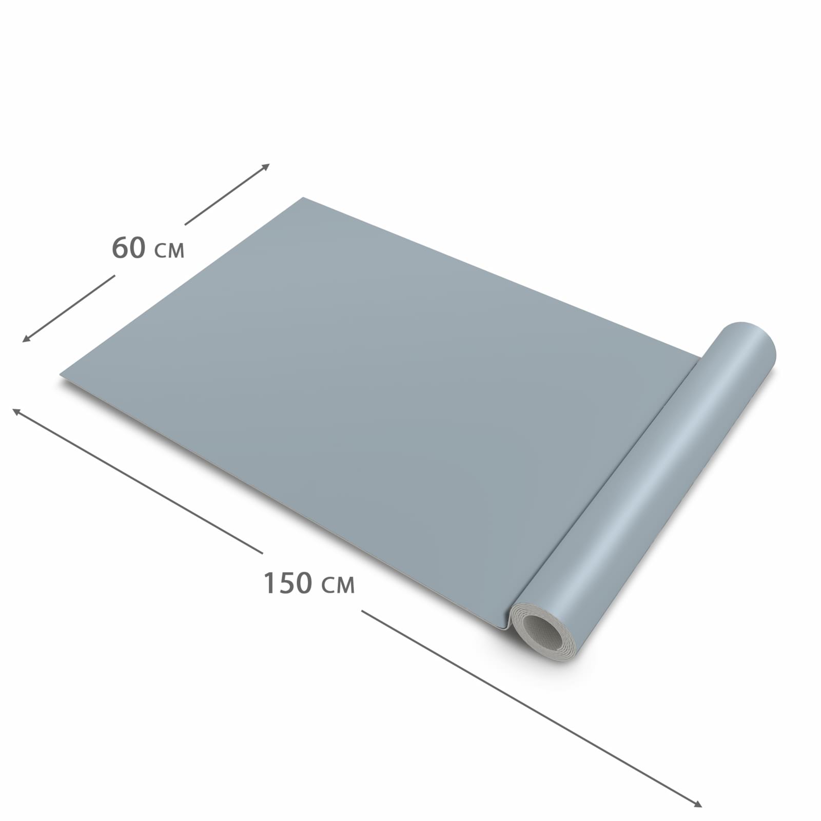 Waschbarer Küchenläufer mit Grauer Hintergrund II-Motiv Dimension - 60x150 cm, sicher aufbewahren