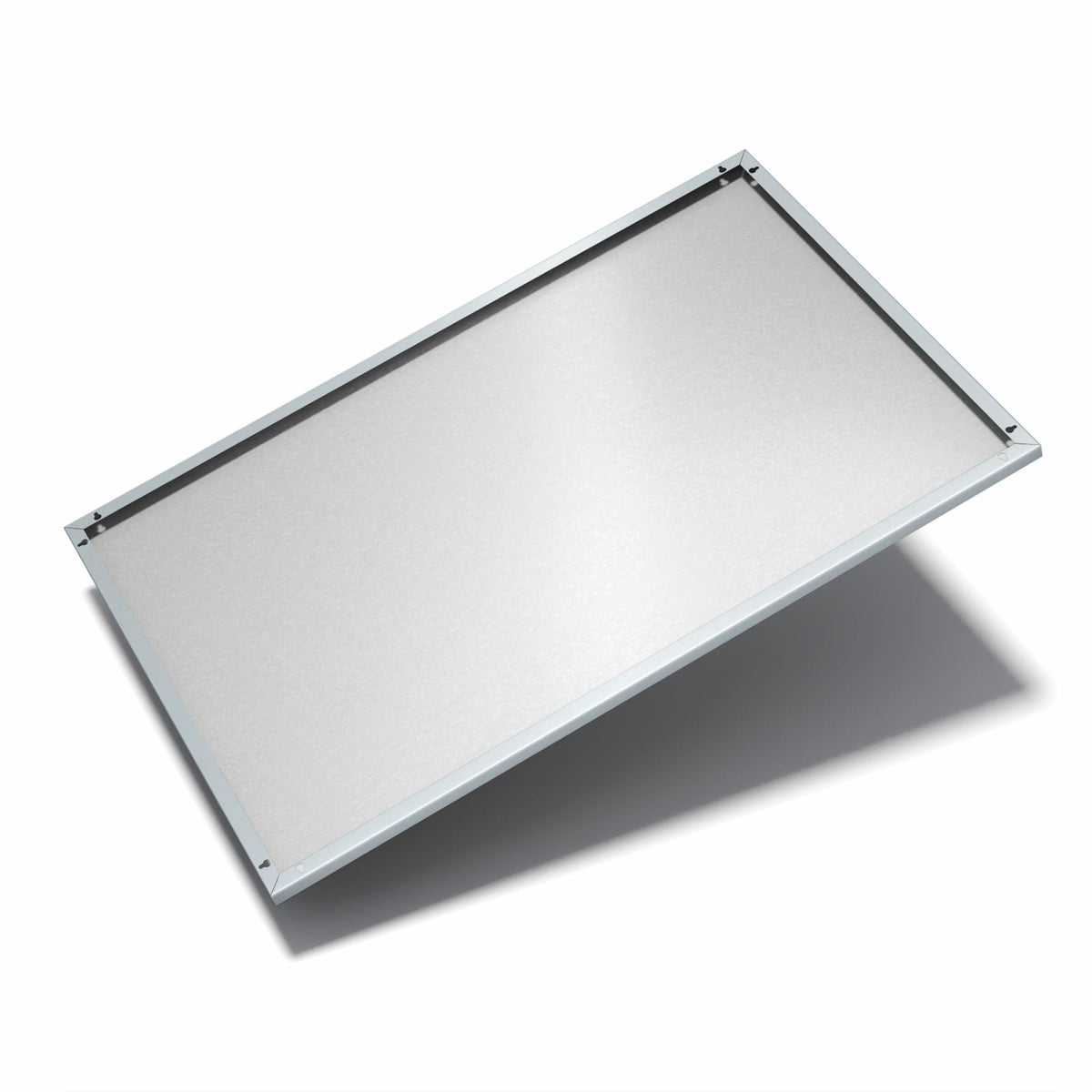 Nur 7 mm – liegt eng an der Wand – Metall Magnettafel - Schiefergrau