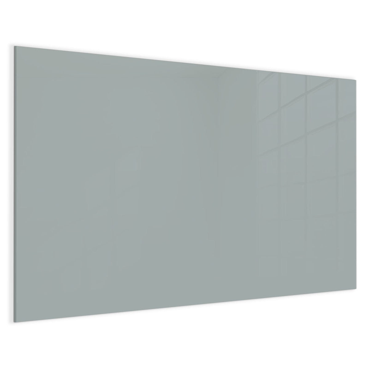 4 mm Glas statt lackiertem Blech – Magnettafel - Nebelgrau
