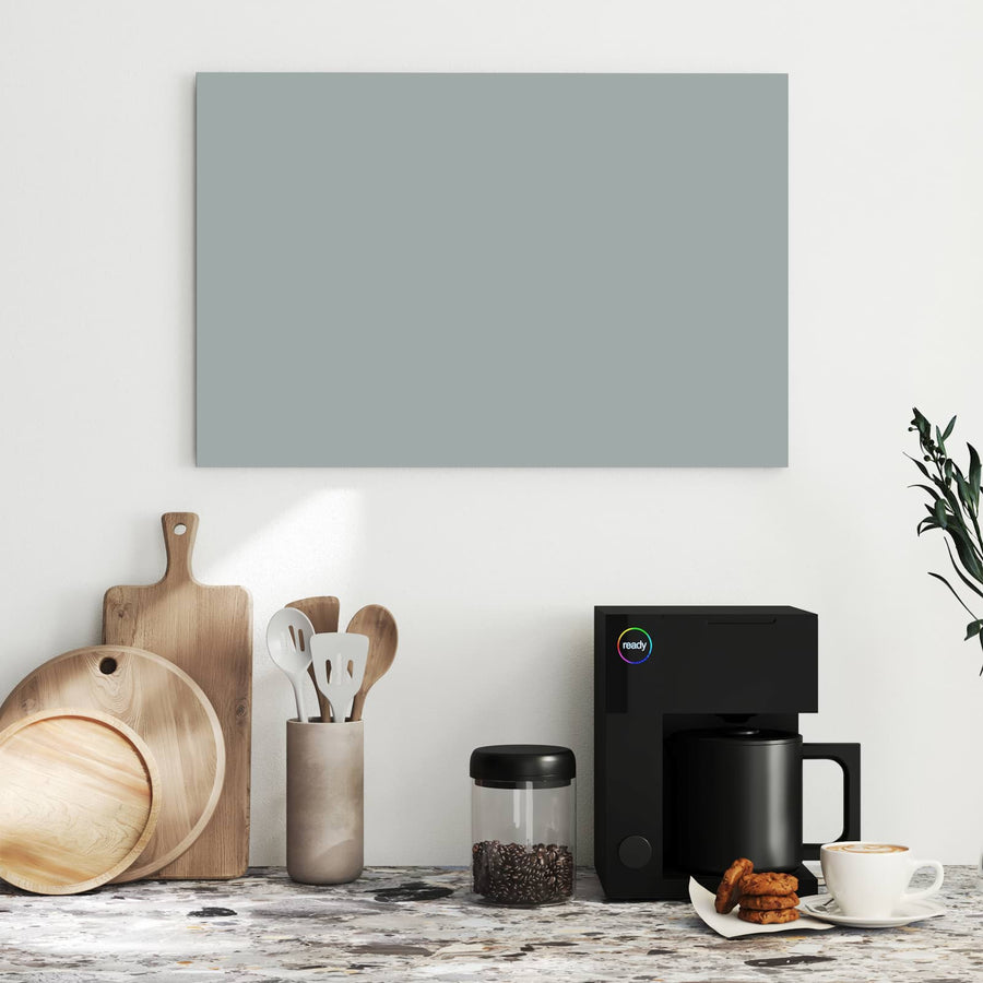 Maße Metall Magnettafel - Nebelgrau