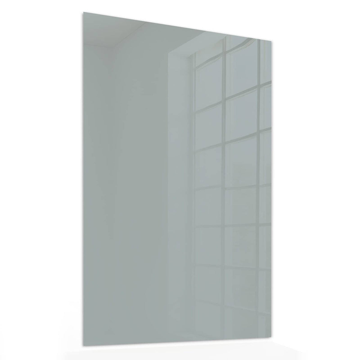 11 Größen – von 30 × 60 bis 60 × 150 cm – Wandbild - Nebelgrau - Hochformat