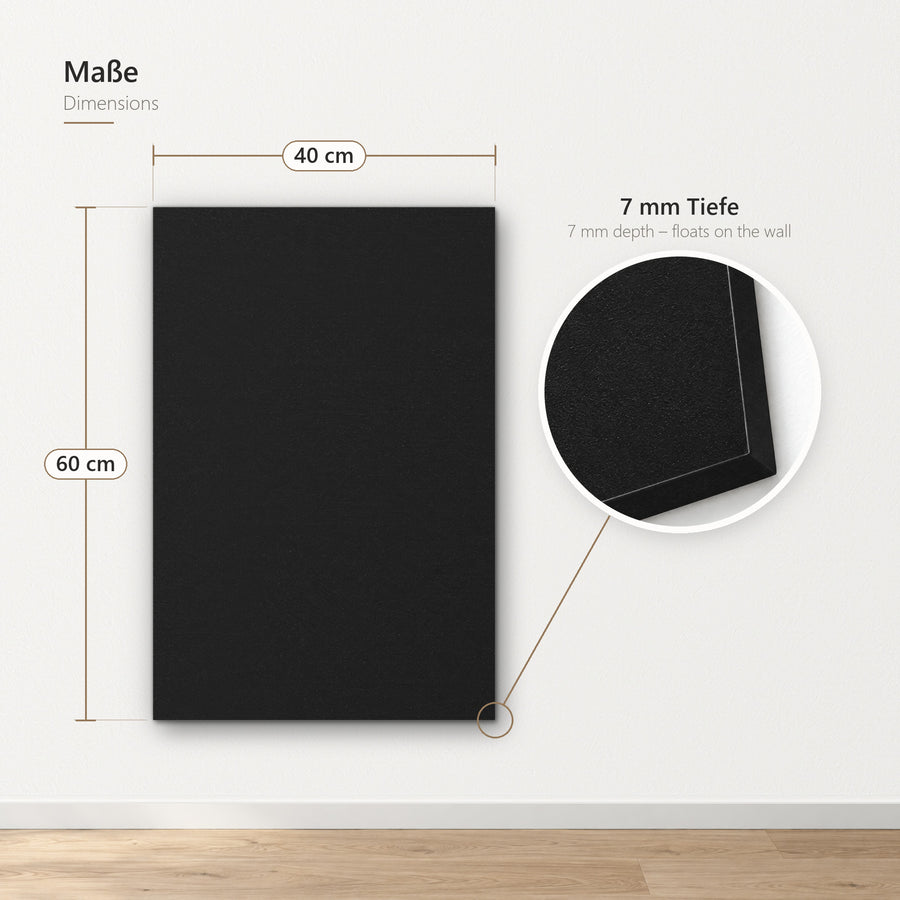 Maße Kreidetafel magnetisch ohne Rahmen – Magnettafel aus Metall